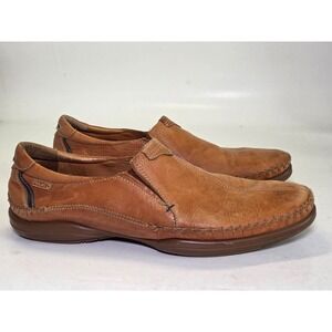 Pikolinos San Telmo Mens Loafers Size 12 - 13 EU 46 Brown Leather Shoes